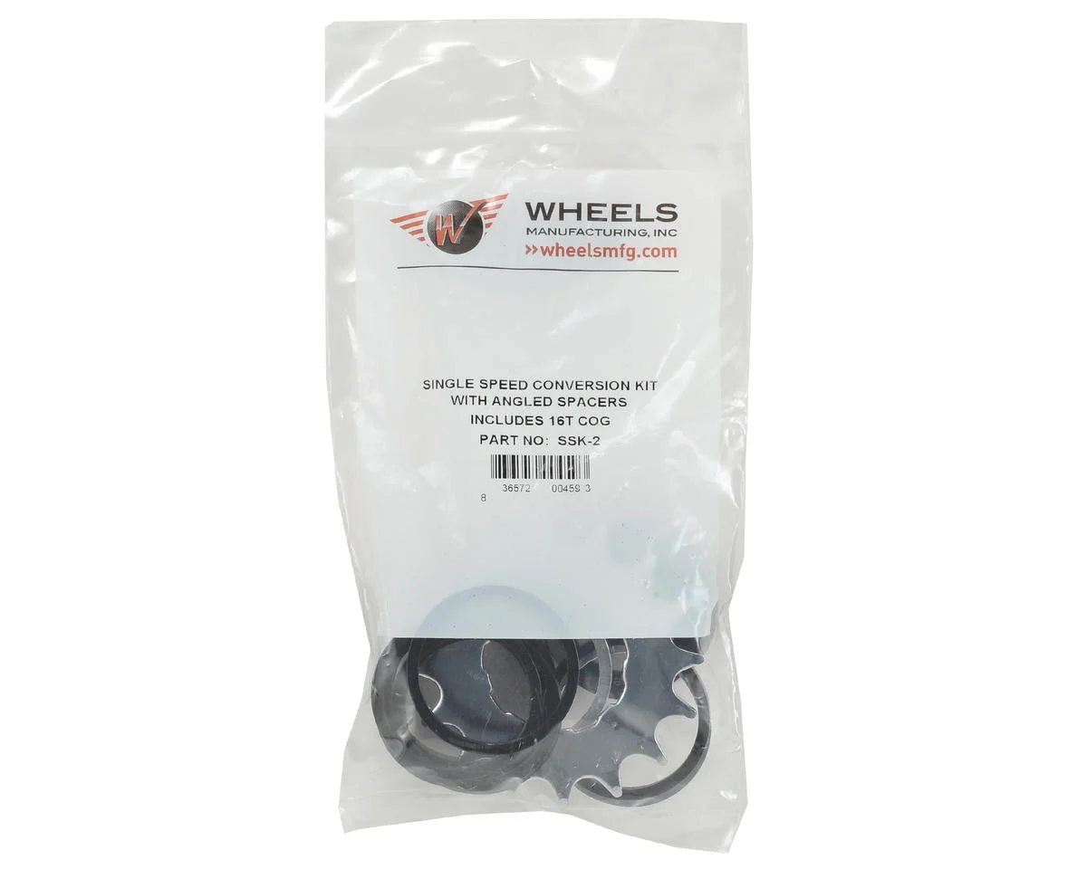 Wheels Manufacturing SSK-2 Single Speed Conversion Kit (Black) (16T) - view 2